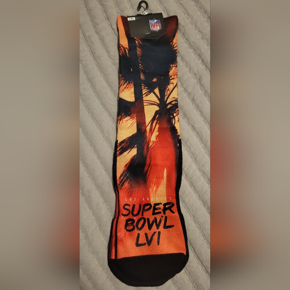 NFL official. Super Bowl LVI. Rock'em Crew Socks